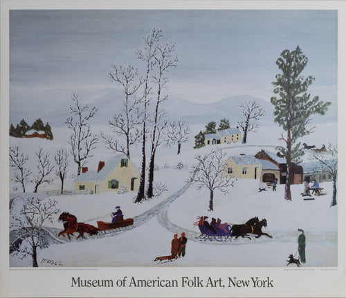 The Dividing of the Ways Poster | Grandma Moses,{{product.type}}