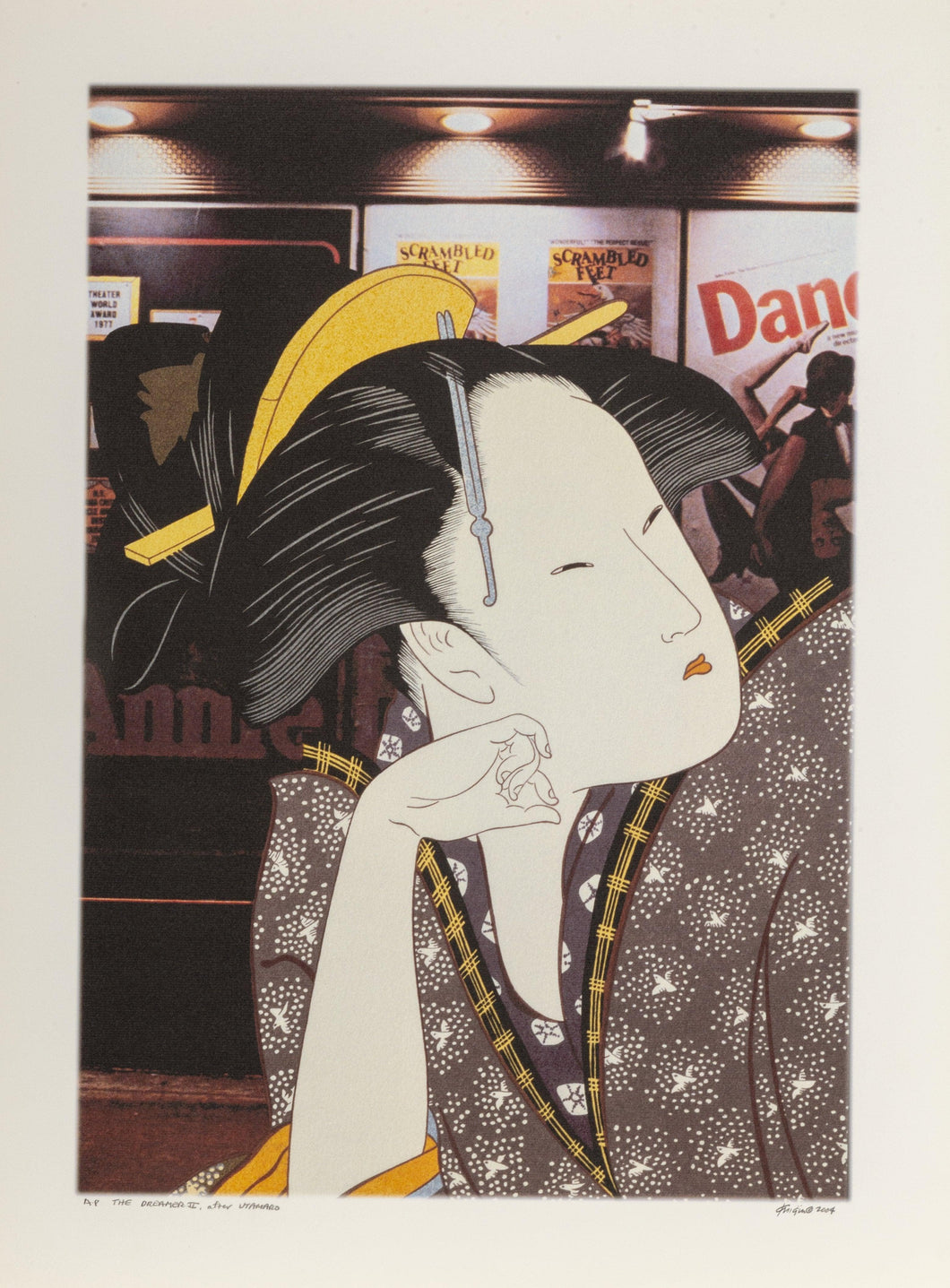 The Dreamer II, after Utamaro Digital | Michael Knigin,{{product.type}}