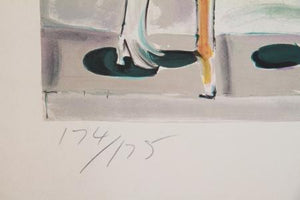 The Duck Series with Chair Lithograph | Daniel Marshall,{{product.type}}
