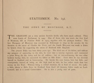The Duke of Montrose, K.T. Lithograph | Leslie Matthew Ward (Spy),{{product.type}}