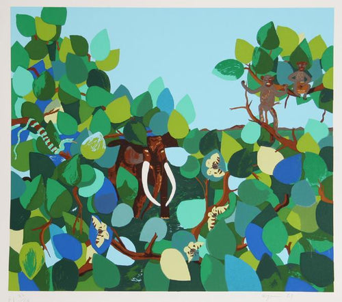 The Elephant Screenprint | Aymon de Roussy de Sales,{{product.type}}