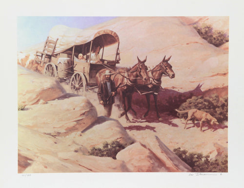 The Emigrants Lithograph | Harvey W. Johnson,{{product.type}}
