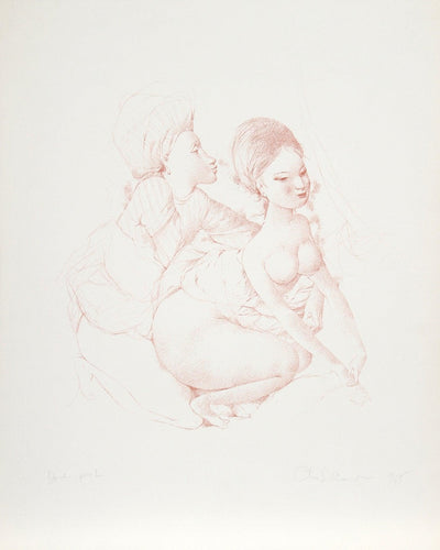 The Encounter Lithograph | Karl Otto Bachmann,{{product.type}}