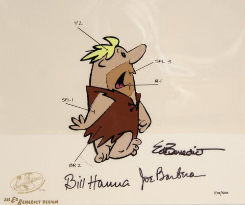 The Flintstones - Barney Model Sheet Comic Book / Animation | Hanna-Barbera,{{product.type}}