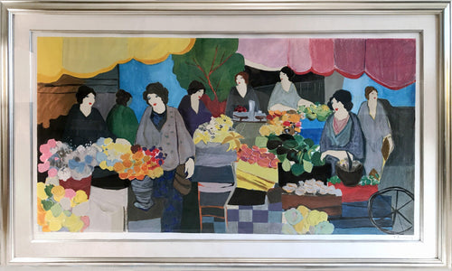 The Flower Market Screenprint | Itzchak Tarkay,{{product.type}}
