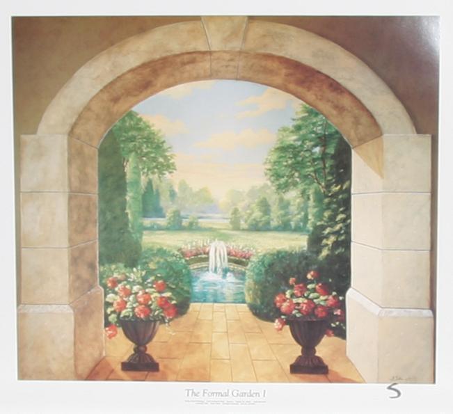 The Formal Garden I Poster | Bobby Sikes,{{product.type}}