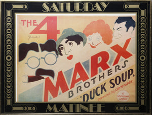 The Four Marx Brothers - Duck Soup (Saturday Matinee) Poster | Unknown Artist - Poster,{{product.type}}