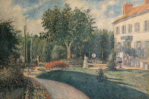 The Garden of Les Mathruins at Pontoise Poster | Camille Pissarro,{{product.type}}