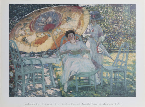 The Garden Parasol Poster | Frederick Carl Frieseke,{{product.type}}