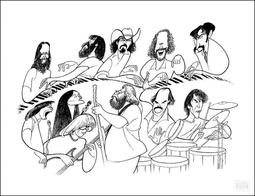 The Grateful Dead Lithograph | Al Hirschfeld,{{product.type}}