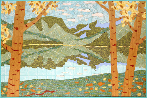 The Great American Vinyl Landscape - Reflection Scene Mixed Media | George Green,{{product.type}}