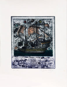 The Great Harry Etching | Tighe O'Donoghue,{{product.type}}