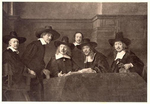 The Guildmasters Etching | Rembrandt,{{product.type}}