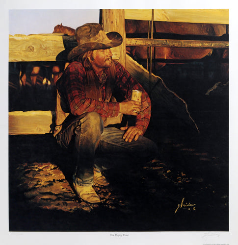 The Happy Hour Lithograph | Gordon E. Snidow,{{product.type}}