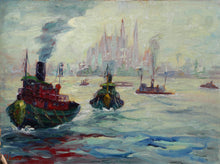 The Harbor Oil | Margaretha E. Albers,{{product.type}}