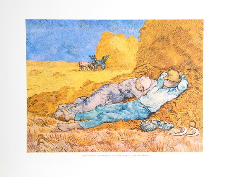 The Harvest Poster | Vincent van Gogh,{{product.type}}