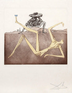 The Heart of Madness from Historia de Don Quichote de la Mancha Etching | Salvador Dalí,{{product.type}}