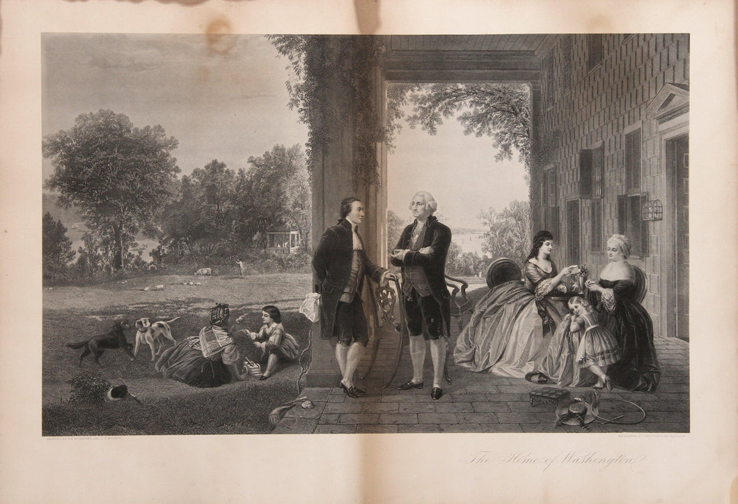 The Home of George Washington Etching | Thomas Oldham Barlow,{{product.type}}