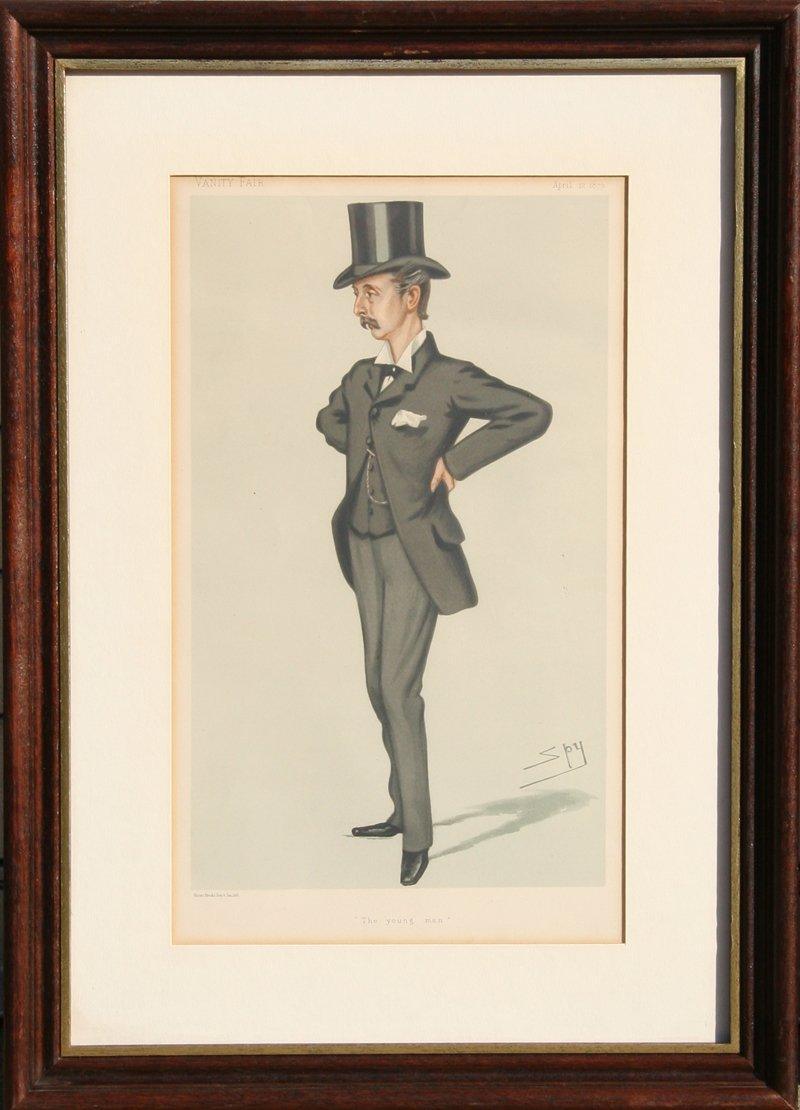 The Honourable Edward Stanhope, M.P. Lithograph | Leslie Matthew Ward (Spy),{{product.type}}