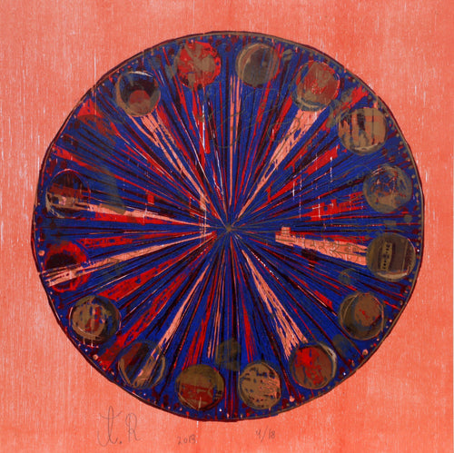 The Hour Woodcut | Tal R,{{product.type}}