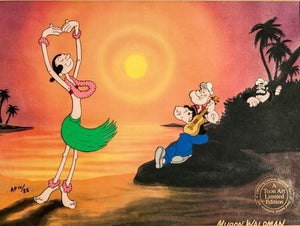 The Hula Lesson - Popeye and Olive Oyl Comic Book / Animation | Myron Waldman,{{product.type}}