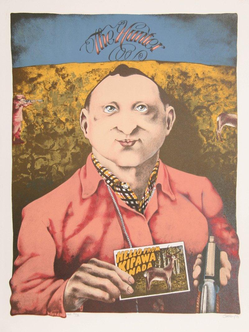 The Hunter from the Limestoned Portfolio Lithograph | Dennis Geden,{{product.type}}