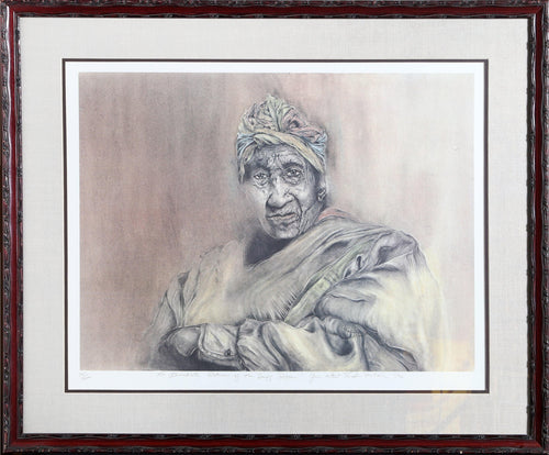 The Immediate Return of the Snuff Dipper Lithograph | Theadius McCall,{{product.type}}