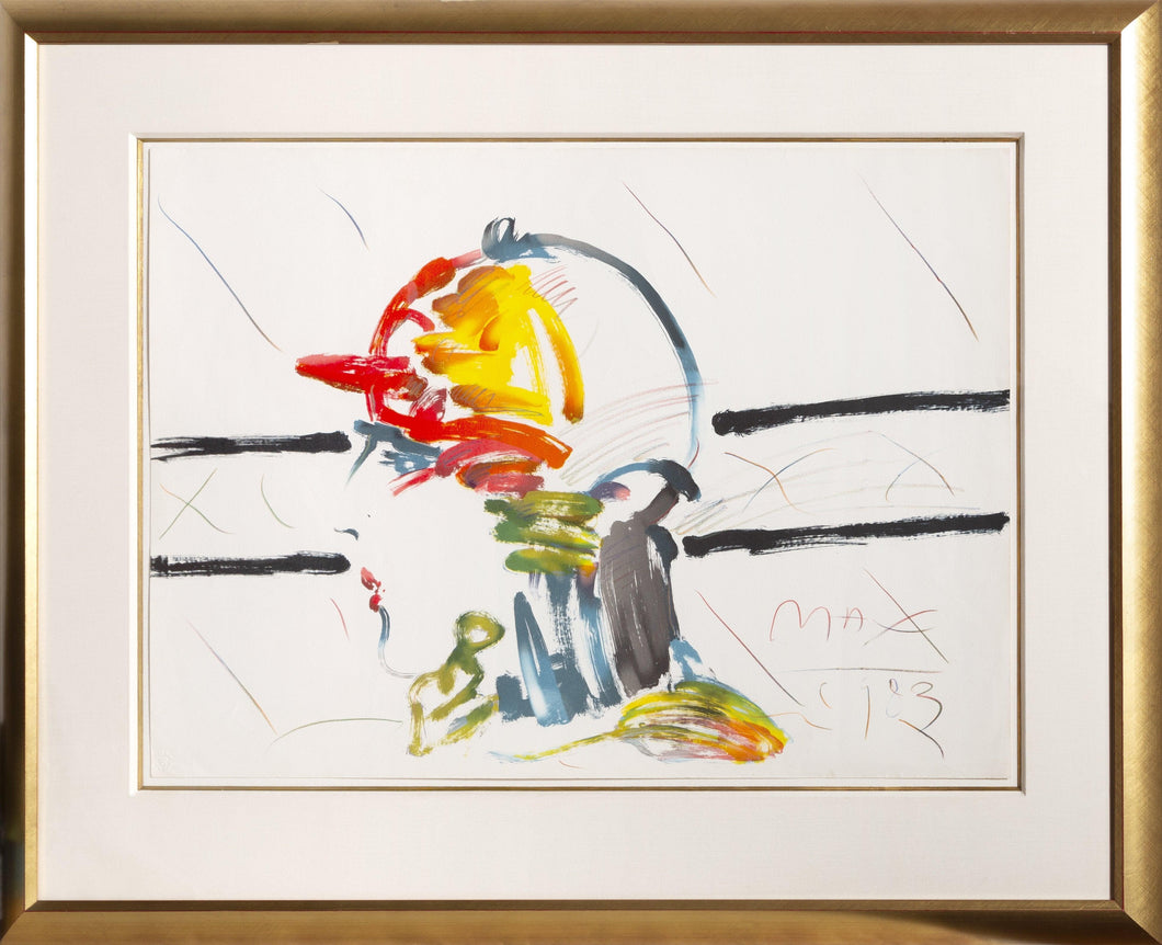 The Jockey (Unique) Lithograph | Peter Max,{{product.type}}