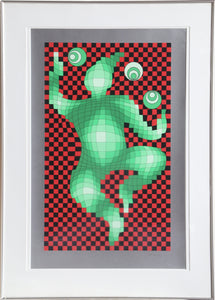 The Juggler Screenprint | Victor Vasarely,{{product.type}}
