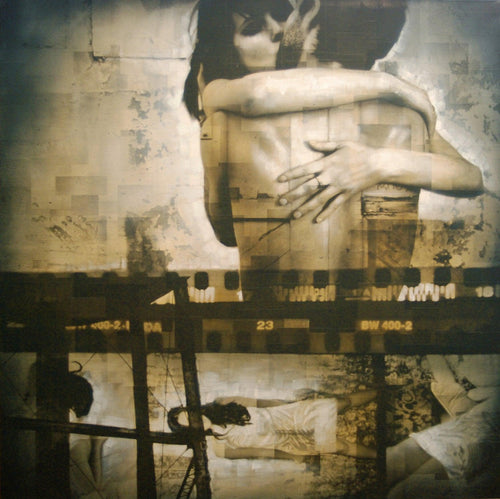 The Kiss Mixed Media | Bryan El Castillo,{{product.type}}