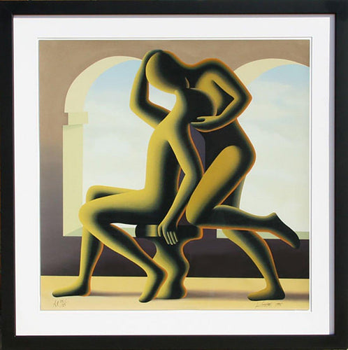 The Kiss Screenprint | Mark Kostabi,{{product.type}}