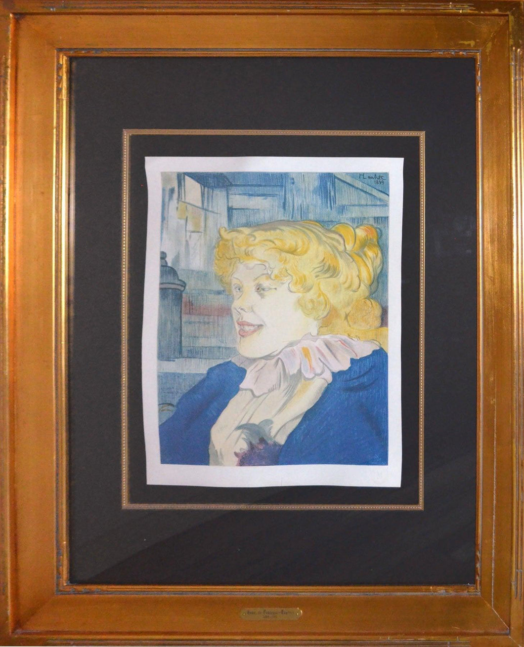 The Lady of Star Harbour II Lithograph | Henri de Toulouse-Lautrec,{{product.type}}