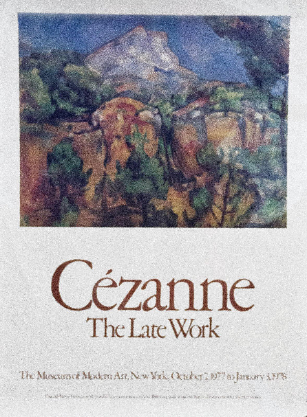The Late Work Poster | Paul Cézanne,{{product.type}}