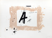 The Letter "A" Lithograph | Antoni Tapies,{{product.type}}