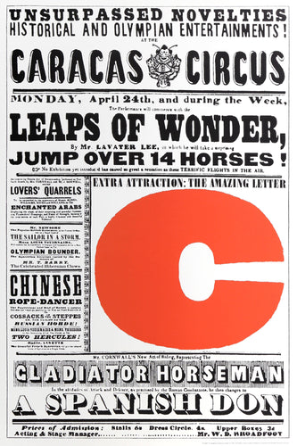 The Letter C Screenprint | Seymour Chwast,{{product.type}}