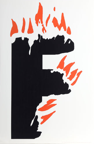 The Letter F Screenprint | Thomas Geismar,{{product.type}}