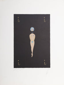 The Letter I from the Alphabet Suite Screenprint | Erté,{{product.type}}
