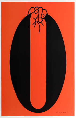 The Letter O Screenprint | Michael Bierut,{{product.type}}