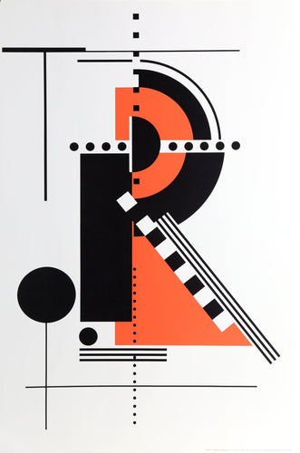 The Letter R Screenprint | Rosemarie Tissi,{{product.type}}