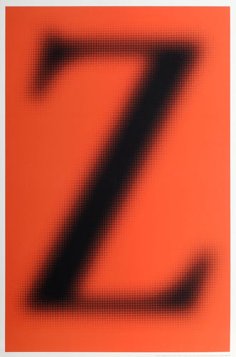 The Letter Z Screenprint | Thomas Geismar,{{product.type}}