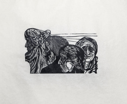 The Line Woodcut | Leonard Baskin,{{product.type}}