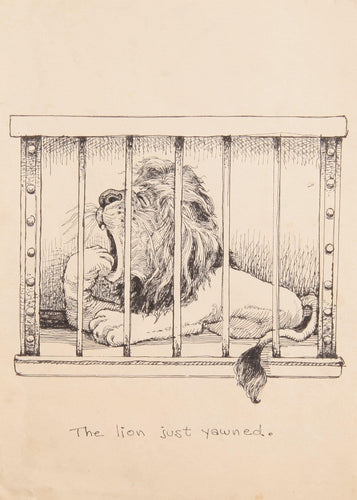 The Lion Just Yawned Ink | Marshall Goodman,{{product.type}}