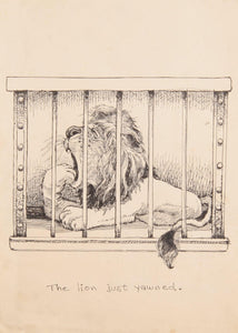 The Lion Just Yawned Ink | Marshall Goodman,{{product.type}}