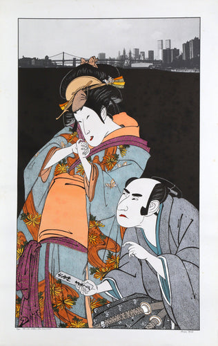 The Love Letter (after Kunimasa) Screenprint | Michael Knigin,{{product.type}}