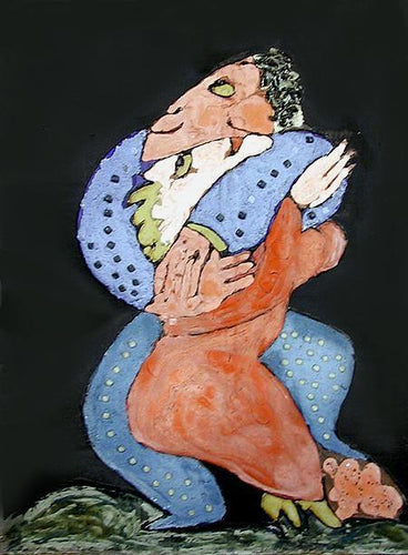 The Lovers Mixed Media | Alexander Raymond Katz,{{product.type}}