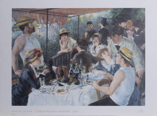 The Luncheon of the Boating Party Poster | Pierre-Auguste Renoir,{{product.type}}