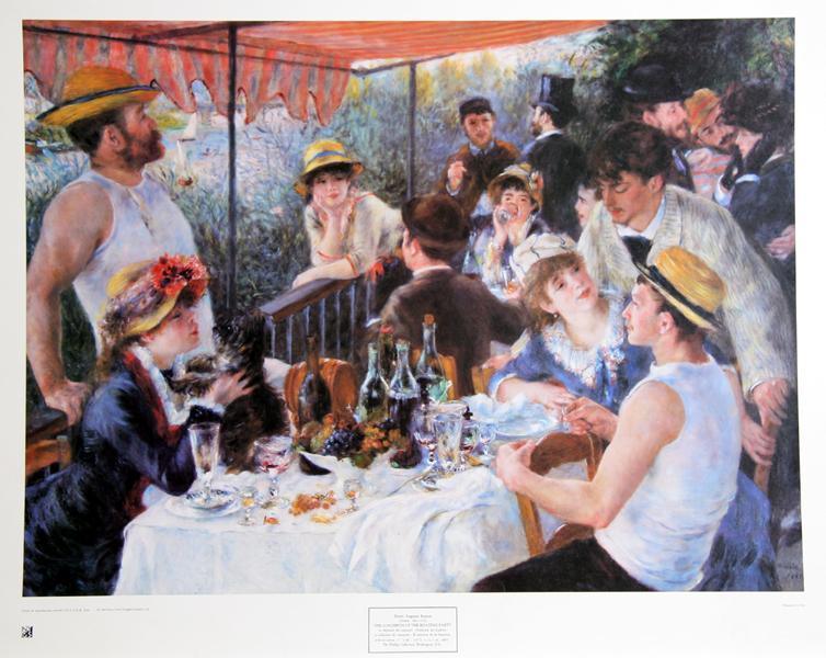 The Luncheon of the Boating Party Poster | Pierre-Auguste Renoir,{{product.type}}