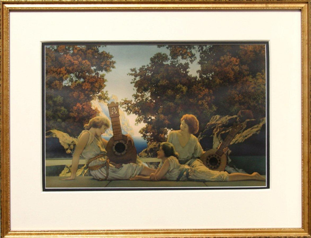 The Lute Players Lithograph | Maxfield Parrish,{{product.type}}