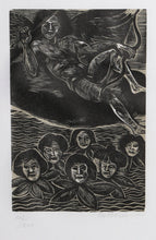 The Magic Touch of Eros from Steppenwolf Portfolio Woodcut | Helmut Ackermann,{{product.type}}