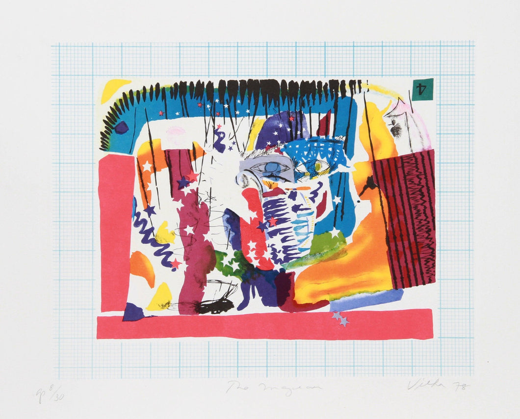 The Magician Lithograph | Vick Vibha,{{product.type}}